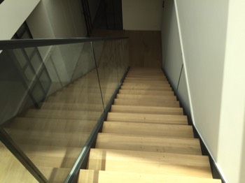  Oak wooden stairs  