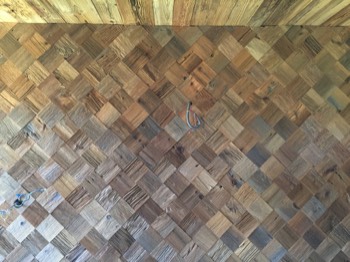  Reclaimed wood tiles 