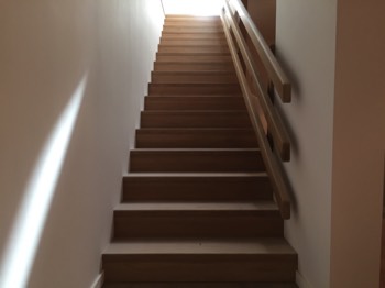  Oak wooden stairs  