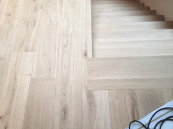  Oak wooden stairs  