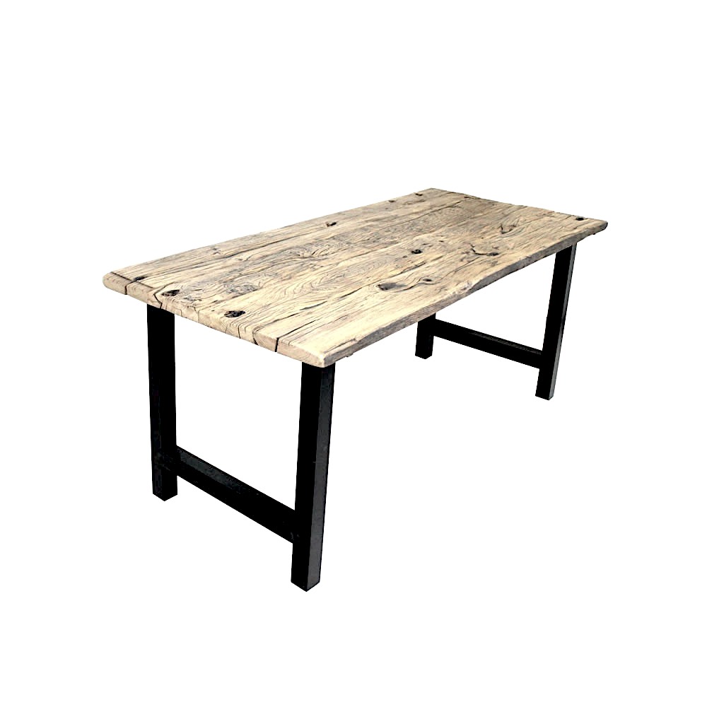 reclaimed oak table, old oak table