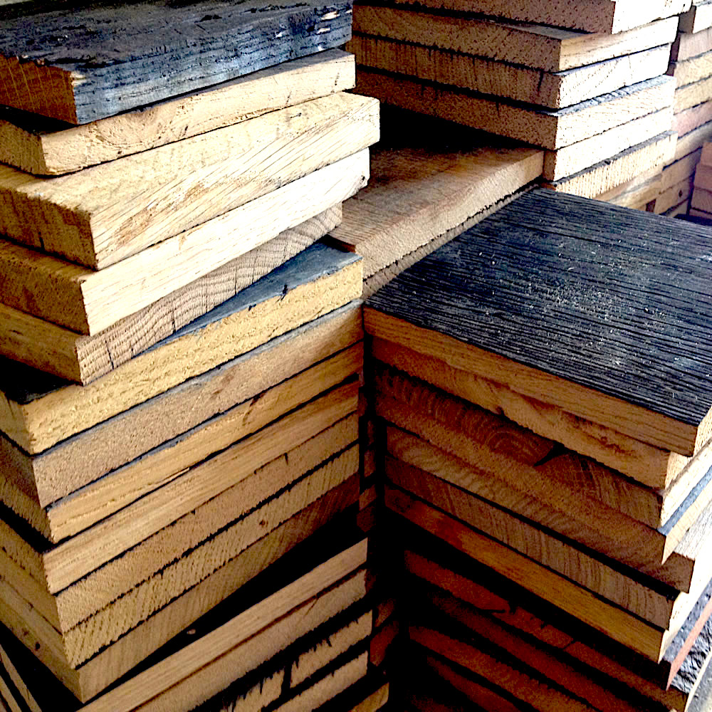  Barn wood tiles 