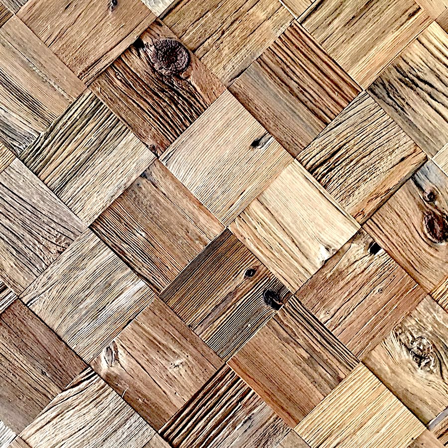 Barn wood tiles for rustic decoration styles