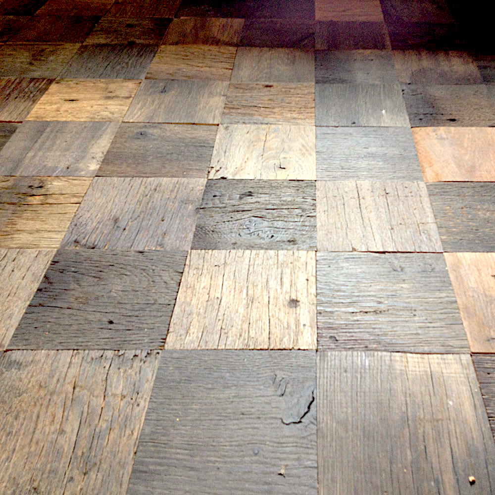 Barn wood tiles for rustic decoration styles