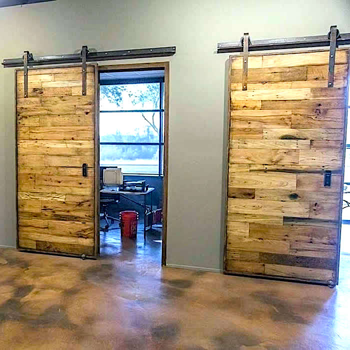 Brown barn wood doors for sale