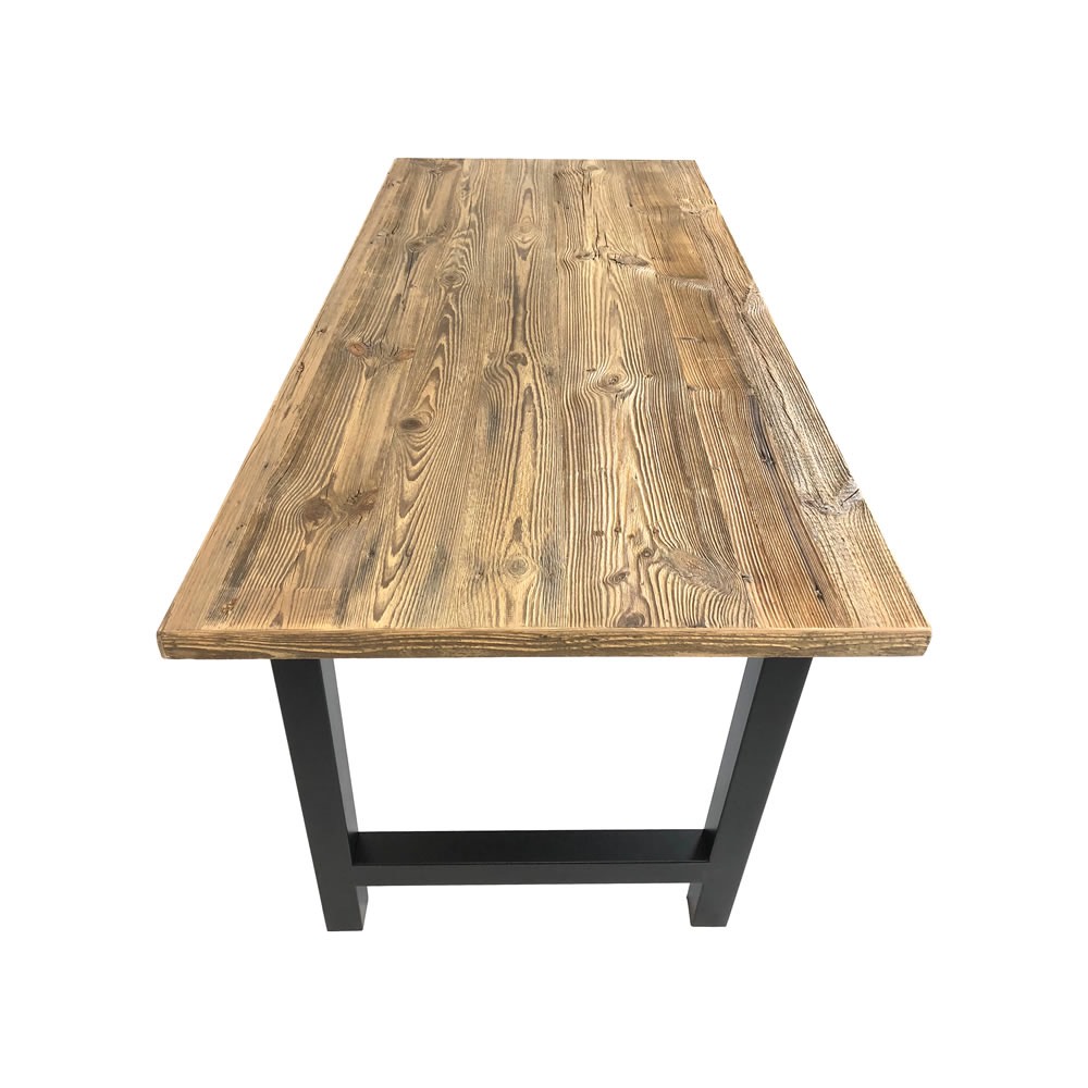 Brown Reclaimed Wood Table Hand Made