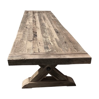  Family dining table reclaimed wood 