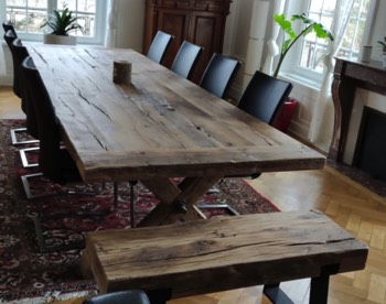  Farmhouse table old oak 