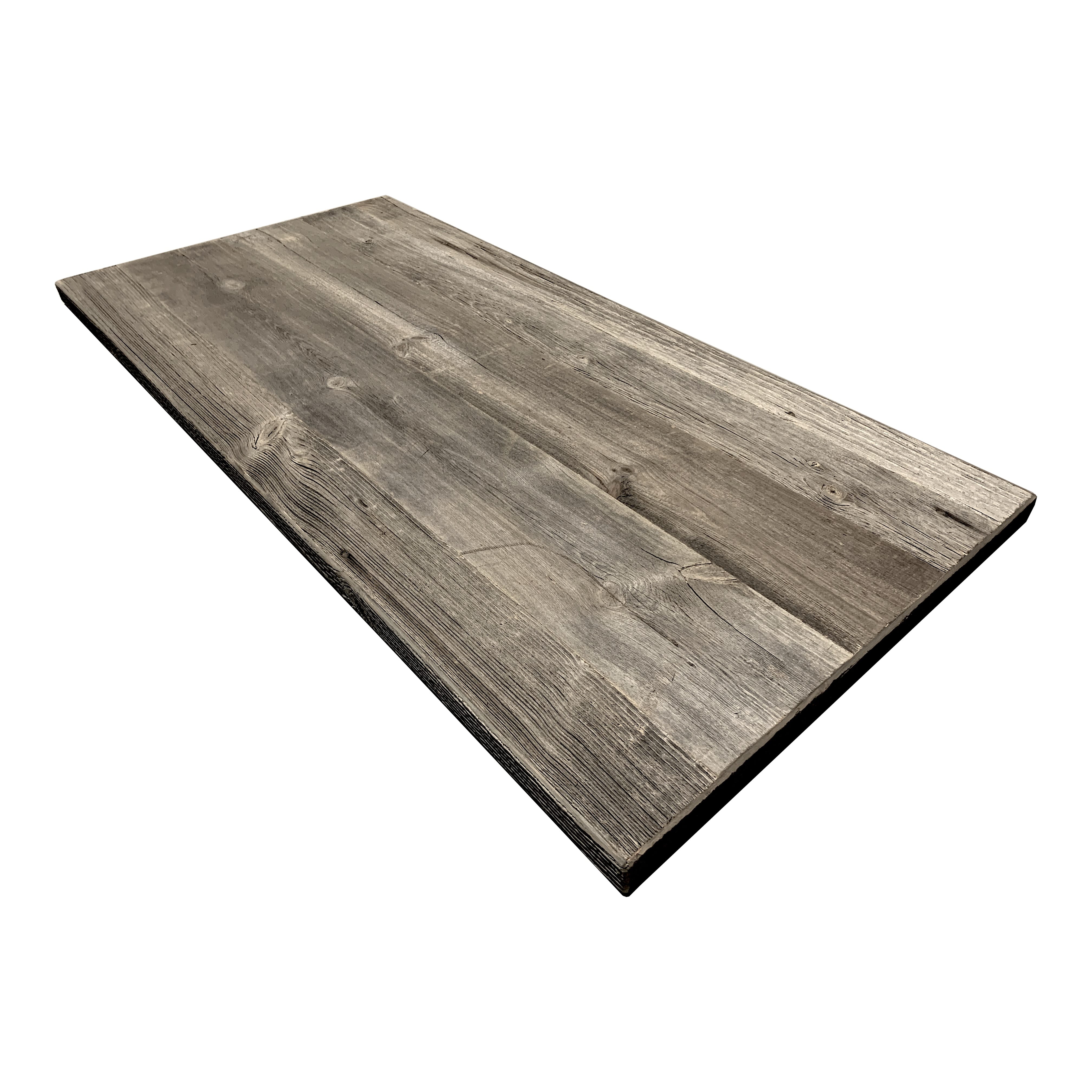  Grey barn wood table 