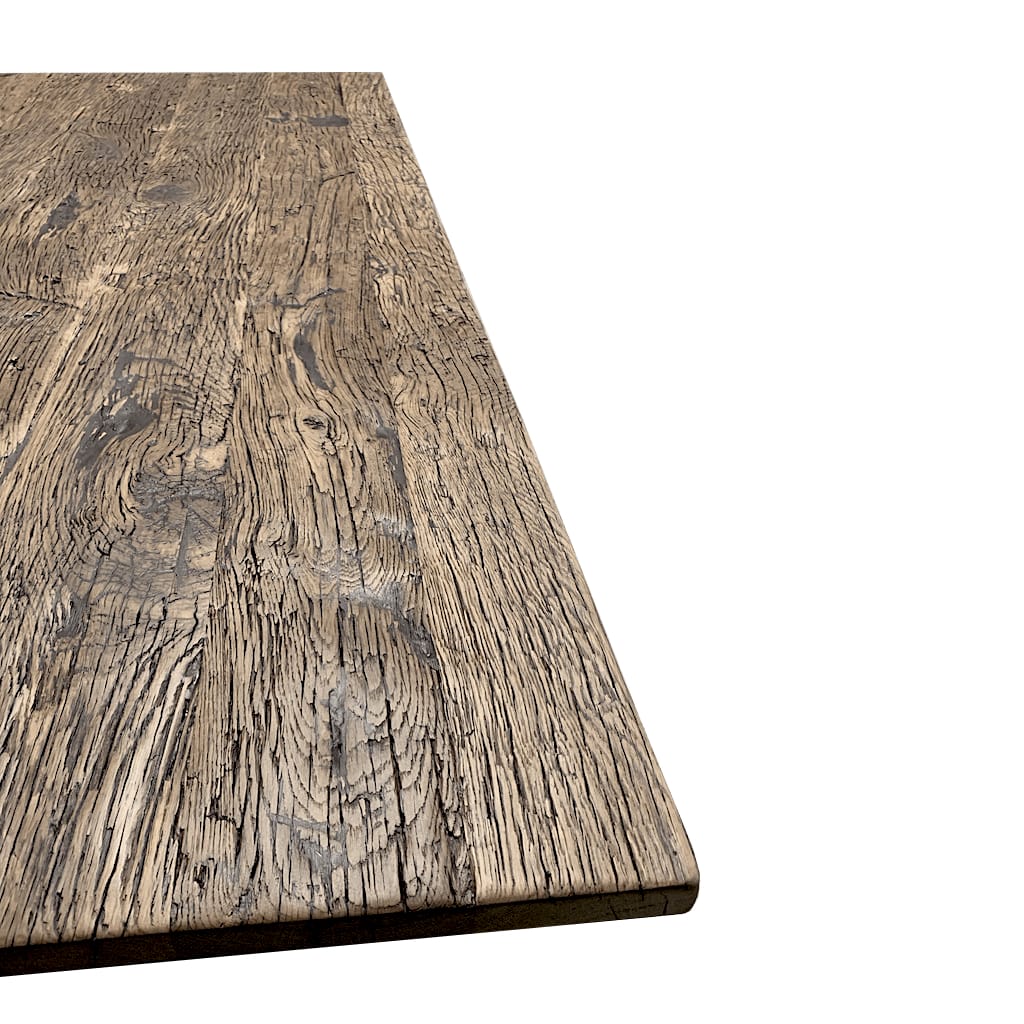  reclaimed oak table, olad oak shelves, table old oak 
