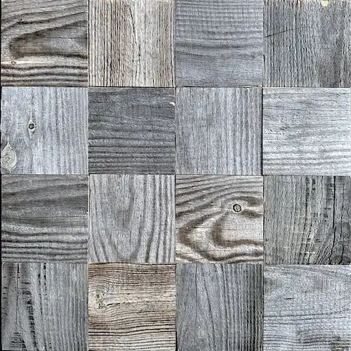 Une image en gros plan d’un carreau de bois gris 