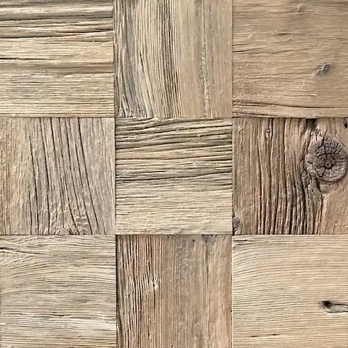  Une image en gros plan d’un mur en bois vieilli 