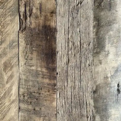  Une vue rapprochée d'un vieux mur en bois. 