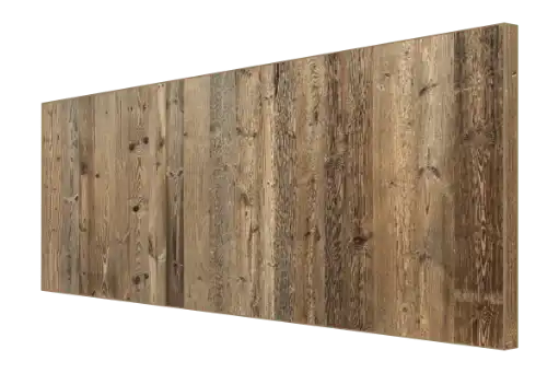 Tête de lit rustique bois ancien brun