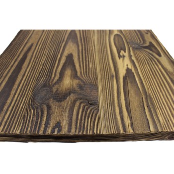  table bois antique, table bois de grange, table vieux sapin brun 