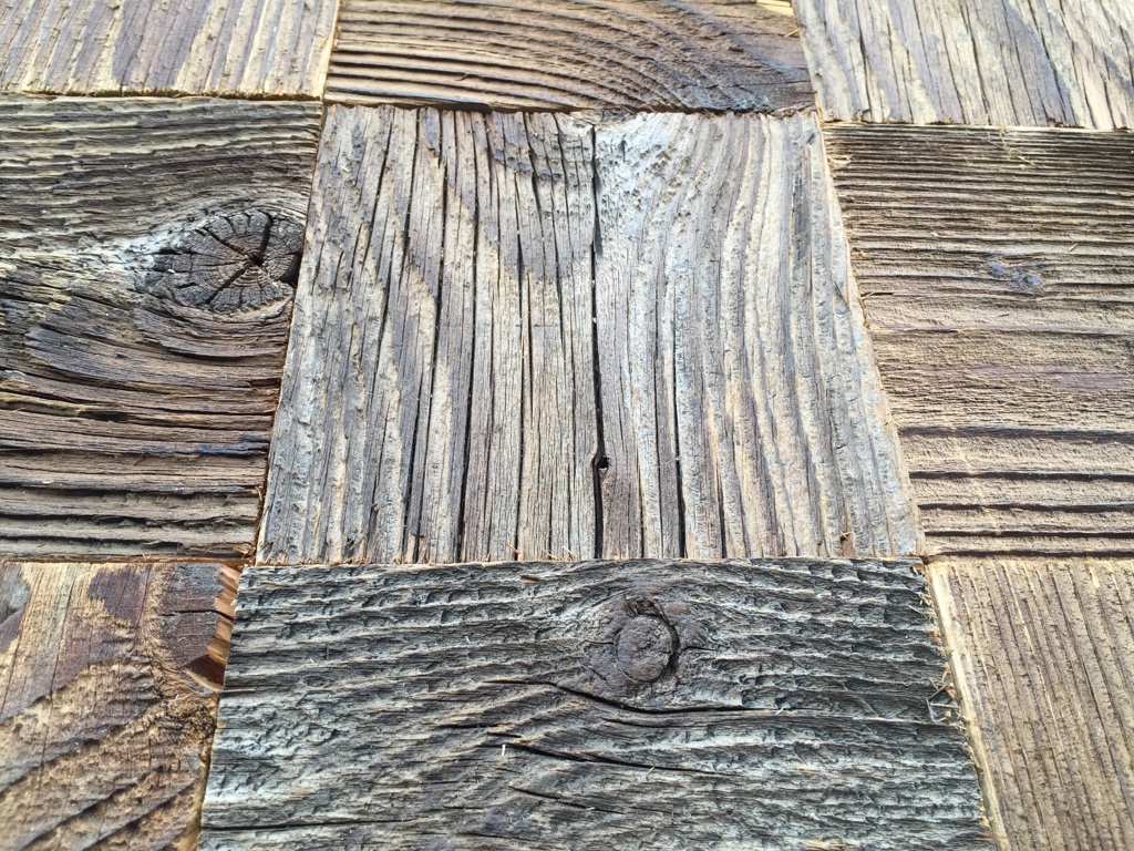  Carreaux en bois ancien 